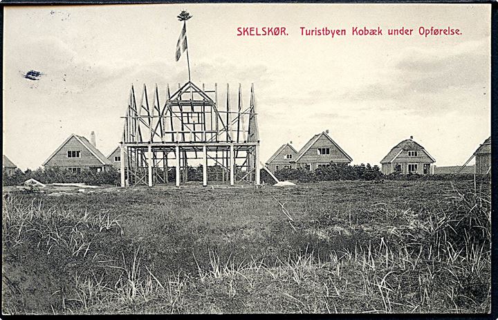 Skelskør. Turistbyen Kobæk under opførelse. Holger Meylings Boghandel no. 34270. 