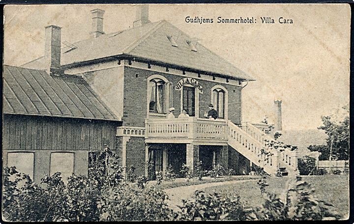 Bornholm. Gudhjems Sommerhotel Villa Cara. Peter Alstrups no. 7722. 