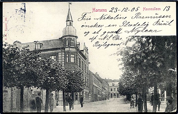Horsens, Havnealleen. Stenders no. 155. 