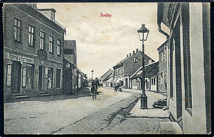 Rødby gadeparti. V. Carstensen no. 3400. 
