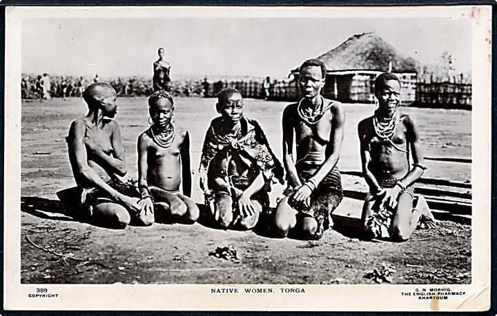 Sudan. Tonga. Native Women. G. N. Morhig no. 389. 