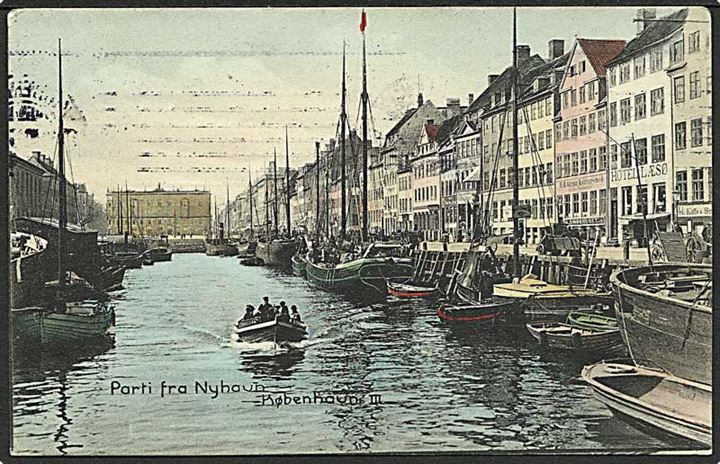 Parti fra Nyhavn i København. N.K. no. 774.