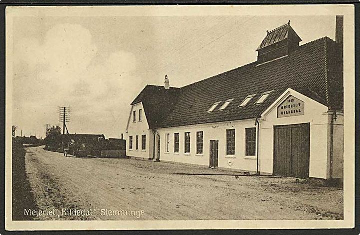 Mejeriet Kildedal i Slemminge. Stenders no. 58358.