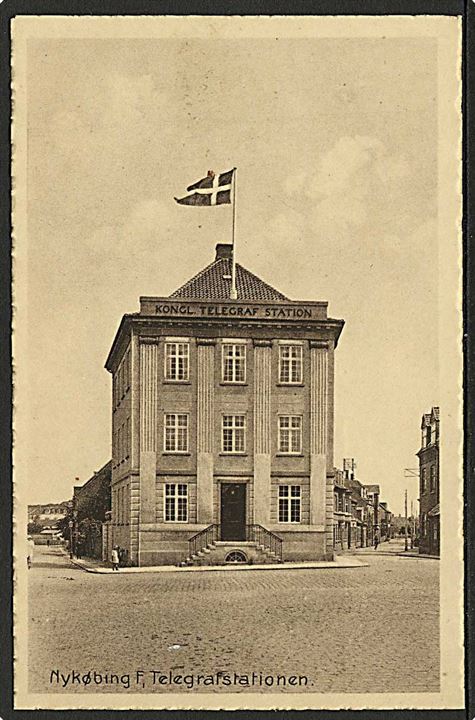 Telegrafstationen i Nykøbing F. V. Kristoffersen u/no.