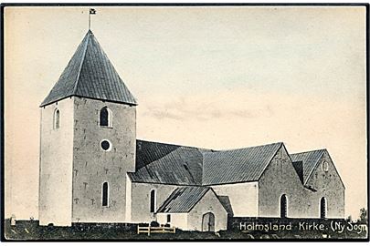 Holmsland Kirke (Ny Sogn). Stenders no. 8754. 