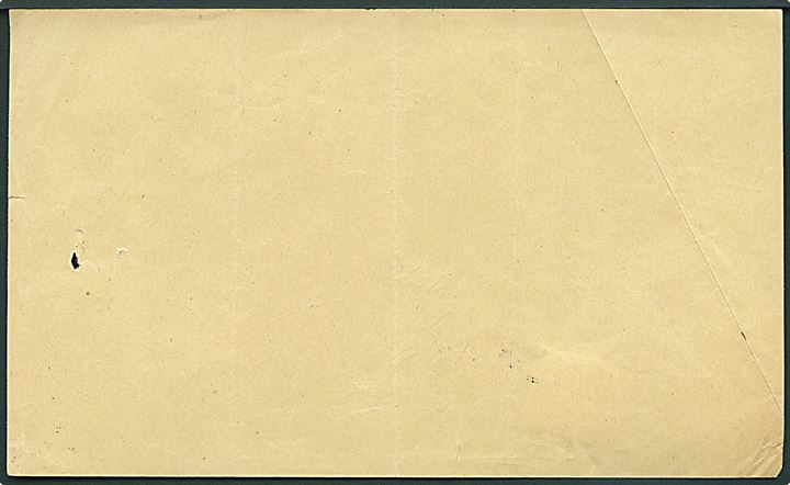 Modtagelsesbevis - Formular Nr. 4 - frankeret med 5 øre Chr. X annulleret Banegaardspostkontoret Kontoret for ank. Brevpost d. 12.8.1916 for anbefalet lokalbrev.
