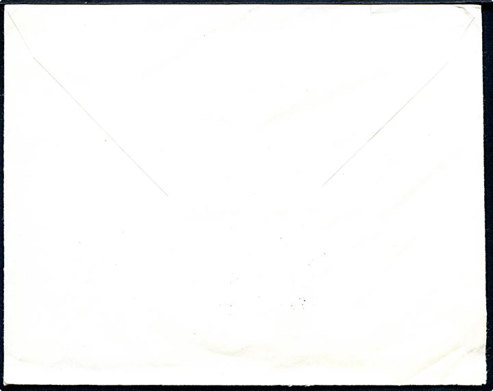 Christiania 1+25 øre “Strøm på Dyssen” med marginal og 5 kr. Margrethe på blandingsfrankeret brev stemplet Københavns Postcenter d. 30.11.1995 til Bagsværd.