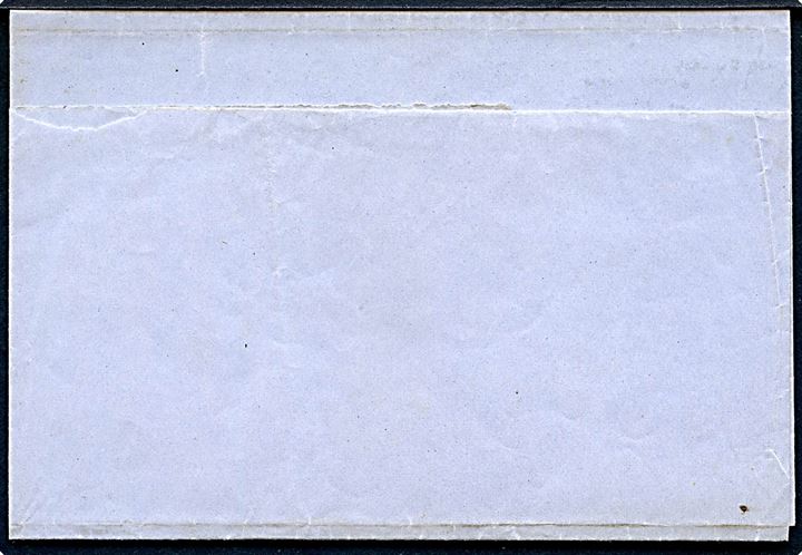 1851.Privatbefordret brevomslag fra Hamburg d. 30.9.1851 påskrevet “pr. Venskabet” til Arendal, Norge. Muligvis sejlet med jagten “Venskabet” af Farsund. 
