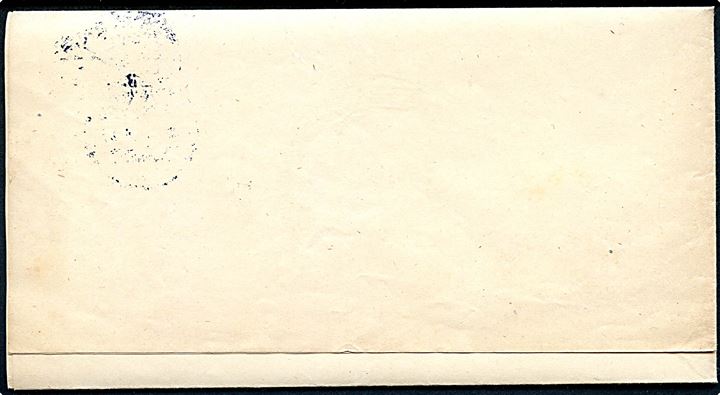 1 øre Tjenestemærke i parstykke på cirkulære sendt som lokal tryksag fra Hillerslev d. 15.2.1917 til Skinnerup pr. Thisted.