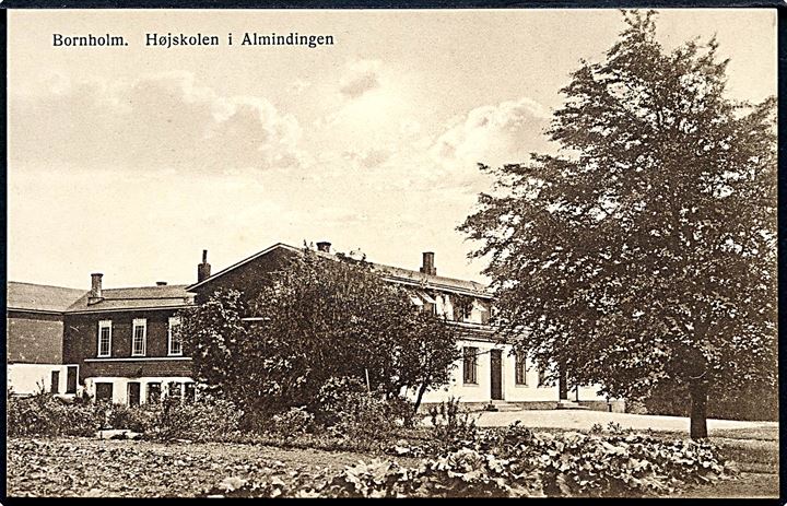 Bornholm. Højskolen i Almindingen. Colbergs Boghandel no. 88 p. 