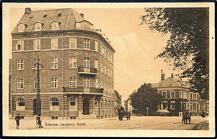Odense. Larsens Hotel. Stenders no. 40091. 