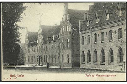 Skole og museumsbygningen paa Herlufsholm. W.K.F. no. 290.