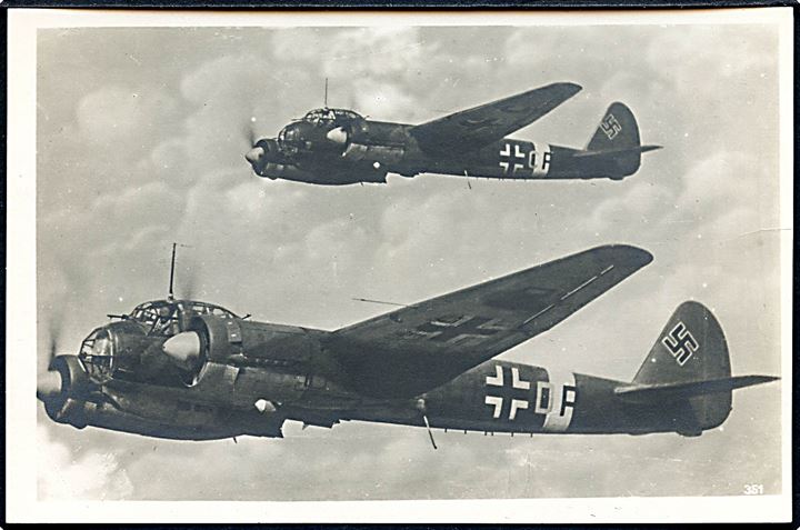 Junkers Ju 88 bombemaskine fra Luftwaffe. Junkers no. J.17603.