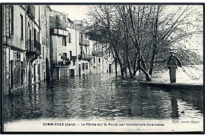 Frankrig, Sommiéres (gard) oversvømmelse 1907. Bigot u/no.
