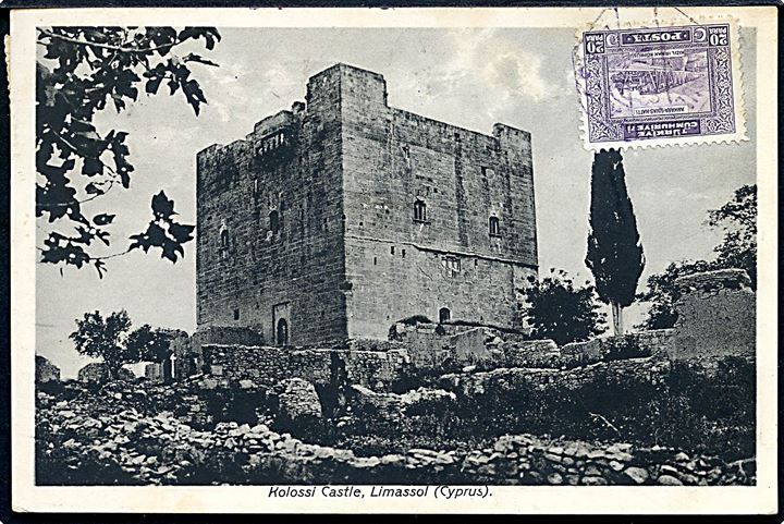 Cypern, Limassol, Kolossal Castle. Anvendt i Tyrkiet 1938.