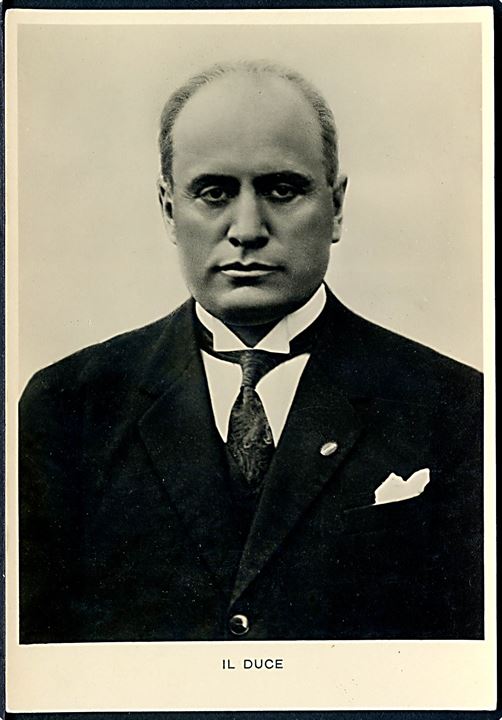 Benito Mussolini. Pale & Co. u/no.