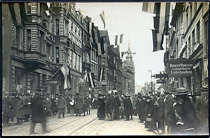 Genforeningen. Flensburg i afstemningsdagene 1920. U/no.