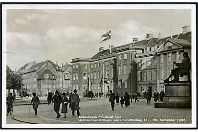 Københavns Philatelist Klub. Jubilæumsudstillingen paa Charlottenborg 17 - 26 September 1937. K. Jacobsen u/no. 