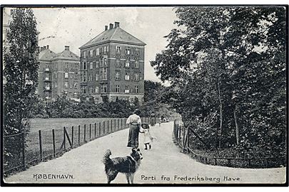 København. Parti fra Frederiksberg Have. Stenders no. 17171. 