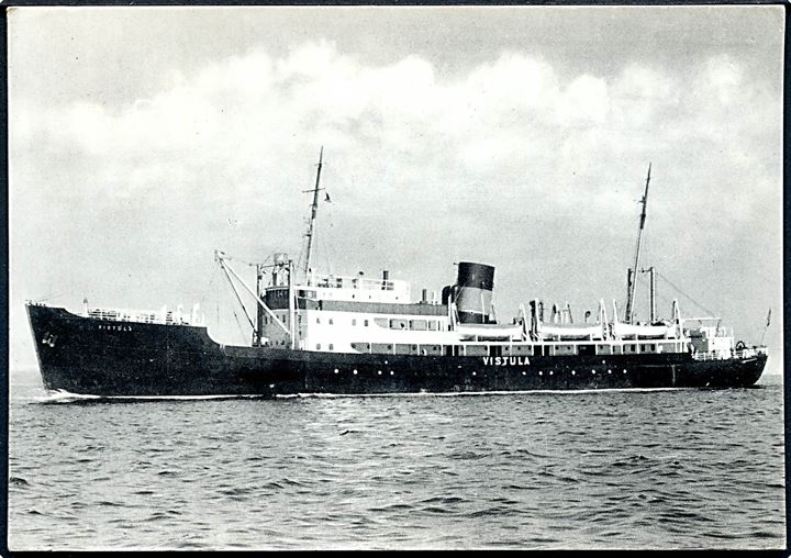 M/S Vistula. DFDS. Viggo Asmussen no. 10766. 