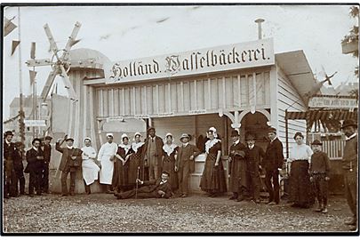 Hollandsk Vaffelbageri. Fotokort fra udstilling i Østrig (?). U/no.