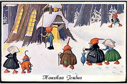Finsk julekort hauskaa joulua. No. 9186.