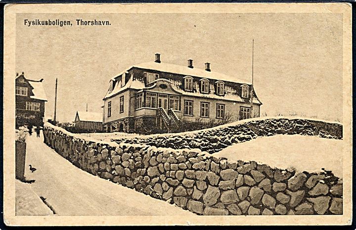 Færøerne. Thorshavn. Fysikusboligen. Stenders no. 49678. 