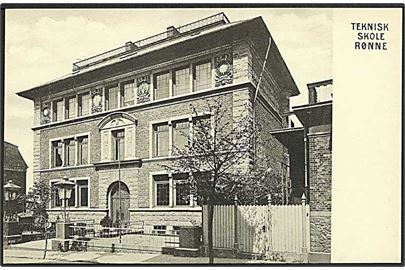 Den Tekniske Skole i Rønne. F. Sørensen no. 53.
