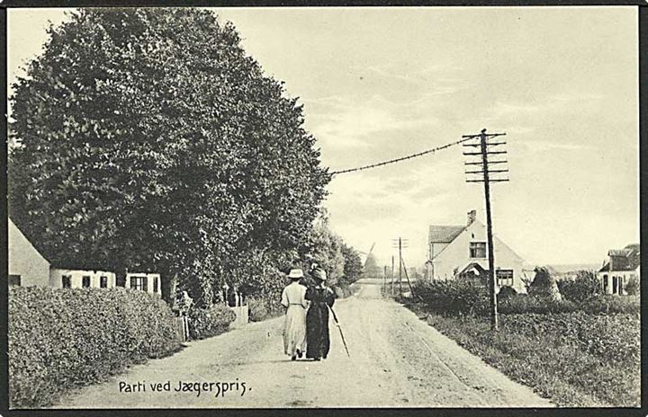 Gadeparti fra Jægerspris. Stenders no. 20802.