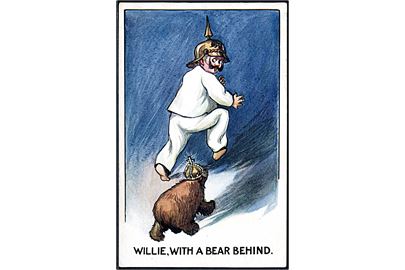 Willie, with a Bear behind. Inter - Art, British Serie no. 889. 