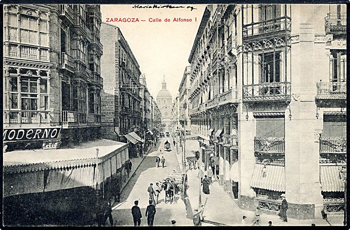Spanien. Zaragoza. Calle De Alfonso I. A. S. u/no. 