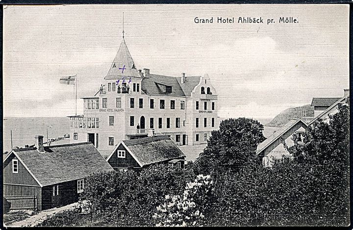 Sverige. Grand Hotel Ahlbäck pr. Mölle. U/no. 