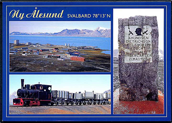 Norge. Ny Ålesund. Svalbard. World's northernmost Tog. Knut Aüne u/no. 