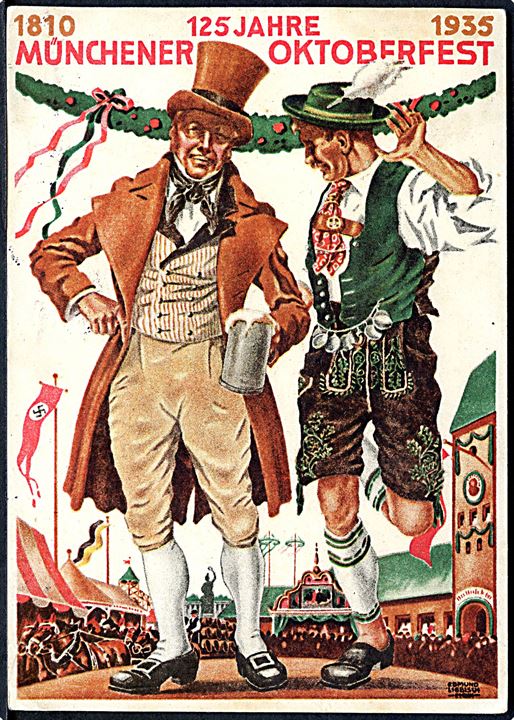 Edmund Liebisch: 1810 - 1935. 125 Jahre Münchener Oktoberfest. U/no. 