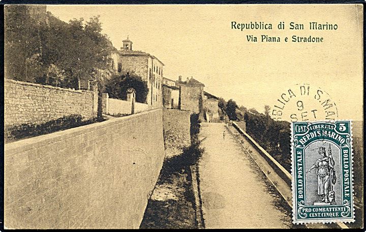San Marino Repubblica. Via Piana e Stradone. No. 12600. 