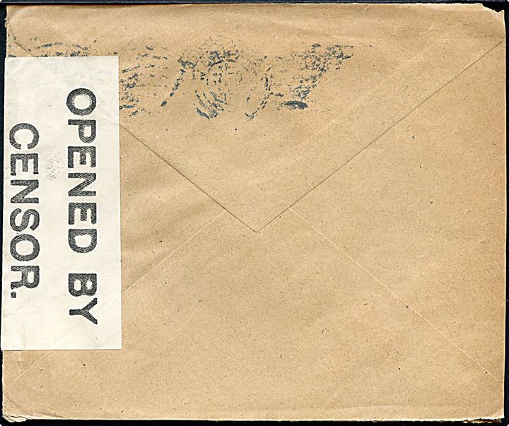 12½ c. Wilhelmina single på brev fra Rotterdam d. 15.1.1916 til San Francisco, USA. Stemplet: per Hollandsche Mail og åbnet af britisk censur no. 397.