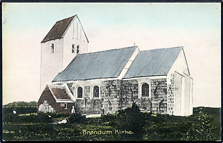 Brøndum Kirke. Stenders no. 6961. 