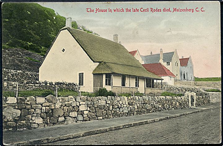 Sydafrika, Muizenburg, The house in wich the late Cecil Rodes died. 