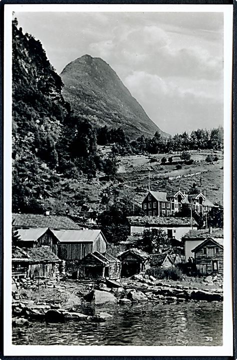 Norge. Merok By. Geirangerfjord. C. M. & S. no. 39. 