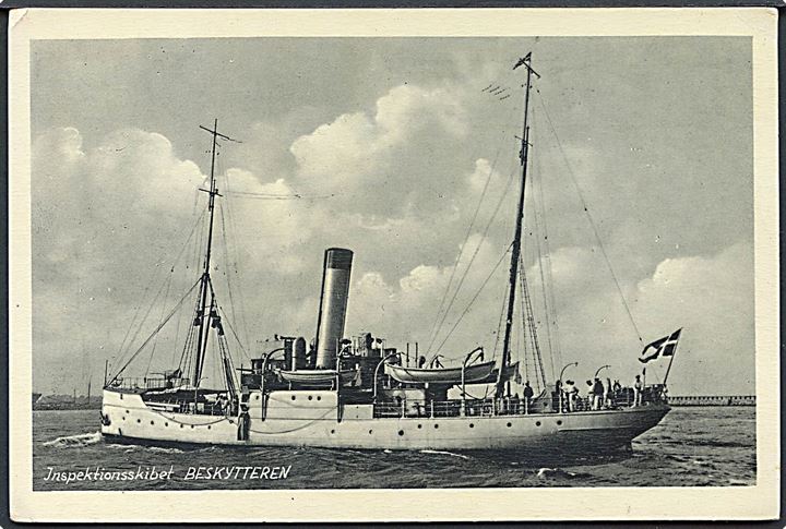 Dansk Marine. V.T. & A. Serie C no. 22 “Beskytteren”, inspektionsskib.  