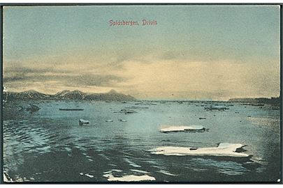 Svalbard. Drivis ved Spitsbergen. M. & Co. no. 24a.
