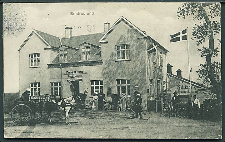 Emdruplund gæstgiveri ved Anders Jensen. Stenders no. 3569.