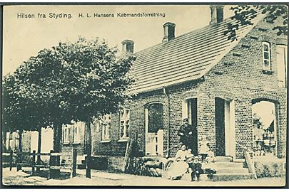 Styding, H. L. Hansens købmandsforretning. C.C. Biehl no. 3272.