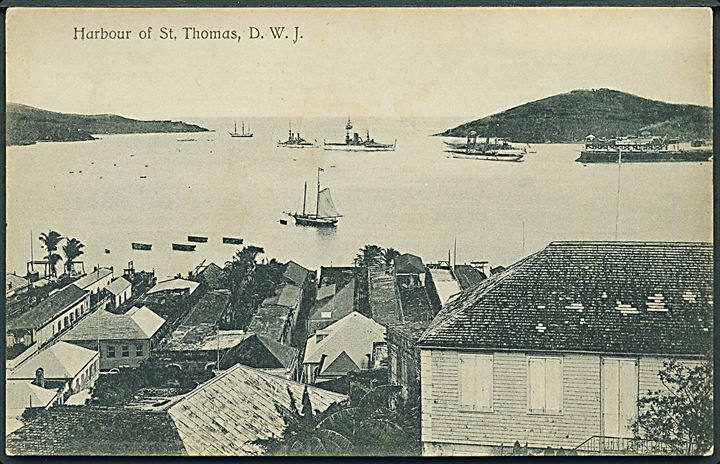 D.V.I., St. Thomas, udenlandsk flådebesøg. U/no.