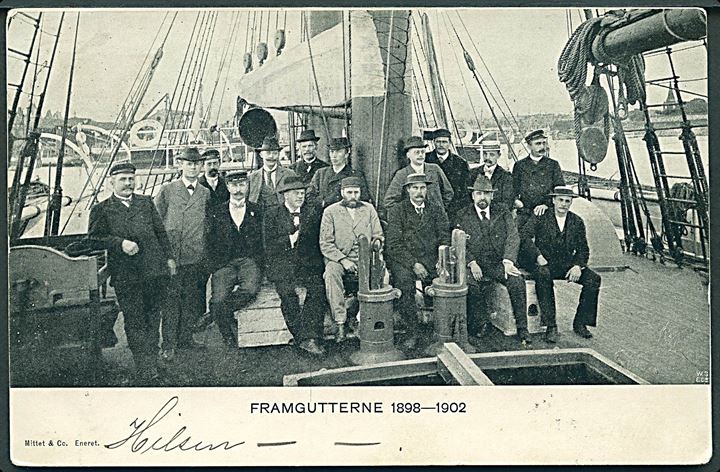 Polar. Framgutterne 1898-1902. Polarekspedition under ledelse af Otto Sverdrup. Mittet & Co. U/no.