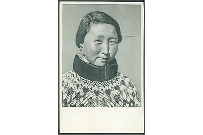 Grønlands Administration. Stenders u/no. P. Hansen: Ung grønlandsk kvinde.