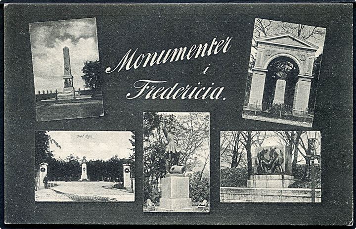 Fredericia, monumenter i.E. S. Jessen u/no.