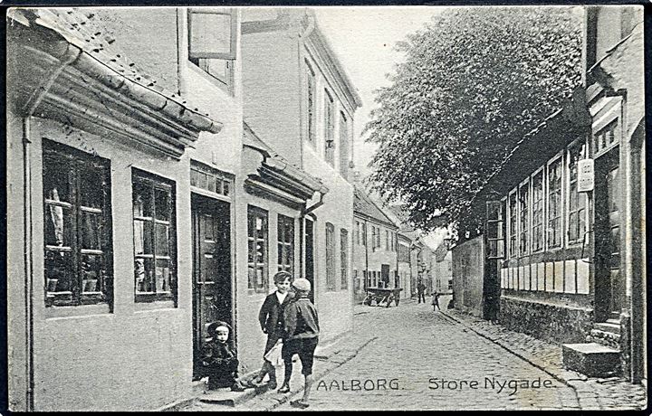 Aalborg, Store Nygade. Stenders no. 12100.