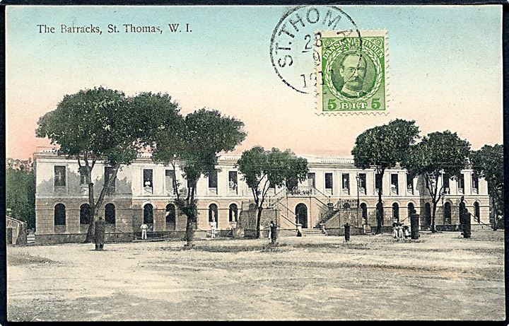 D.V.I., St. Thomas, The Barracks. E. Frass no. 8.