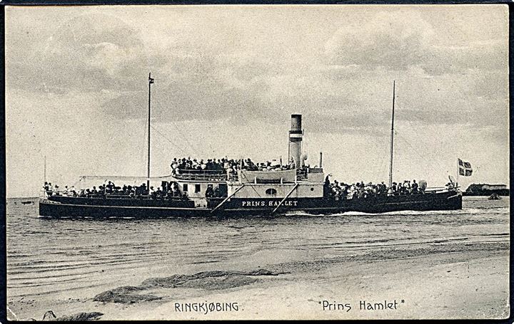 “Prins Hamlet”, S/S, dampfærge på Ringkøbing - Hvide Sande. Bollerup no. 26127.